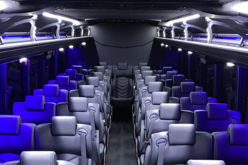 Sandy Charter Bus Interior