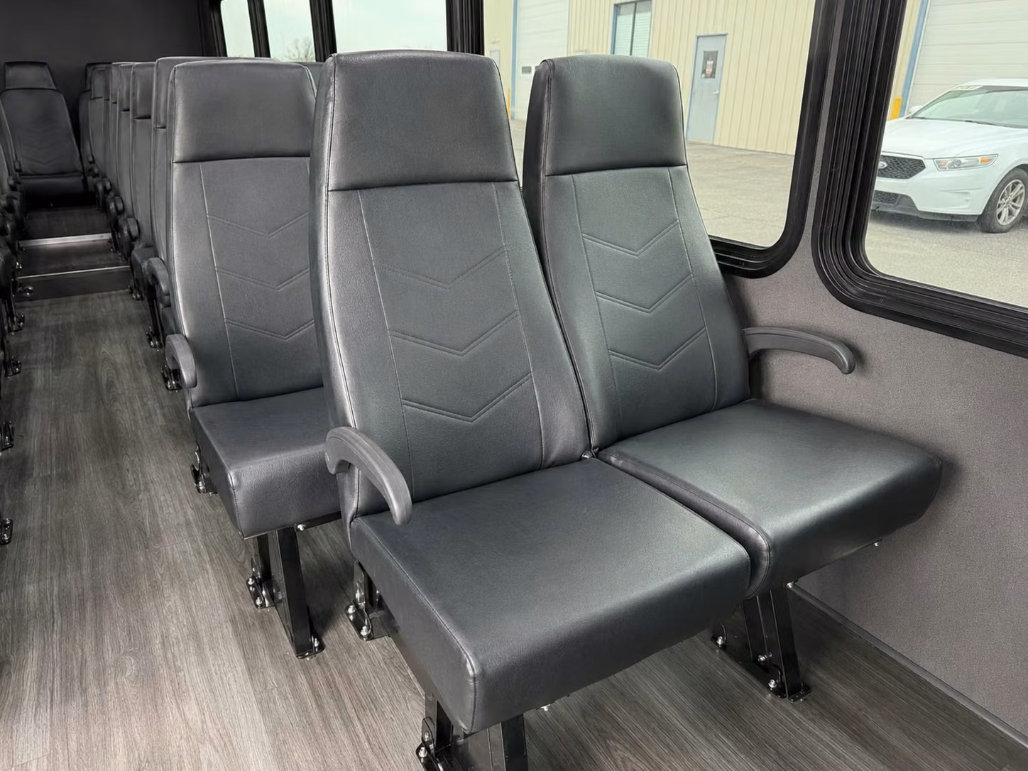 15 passenger minibus interior