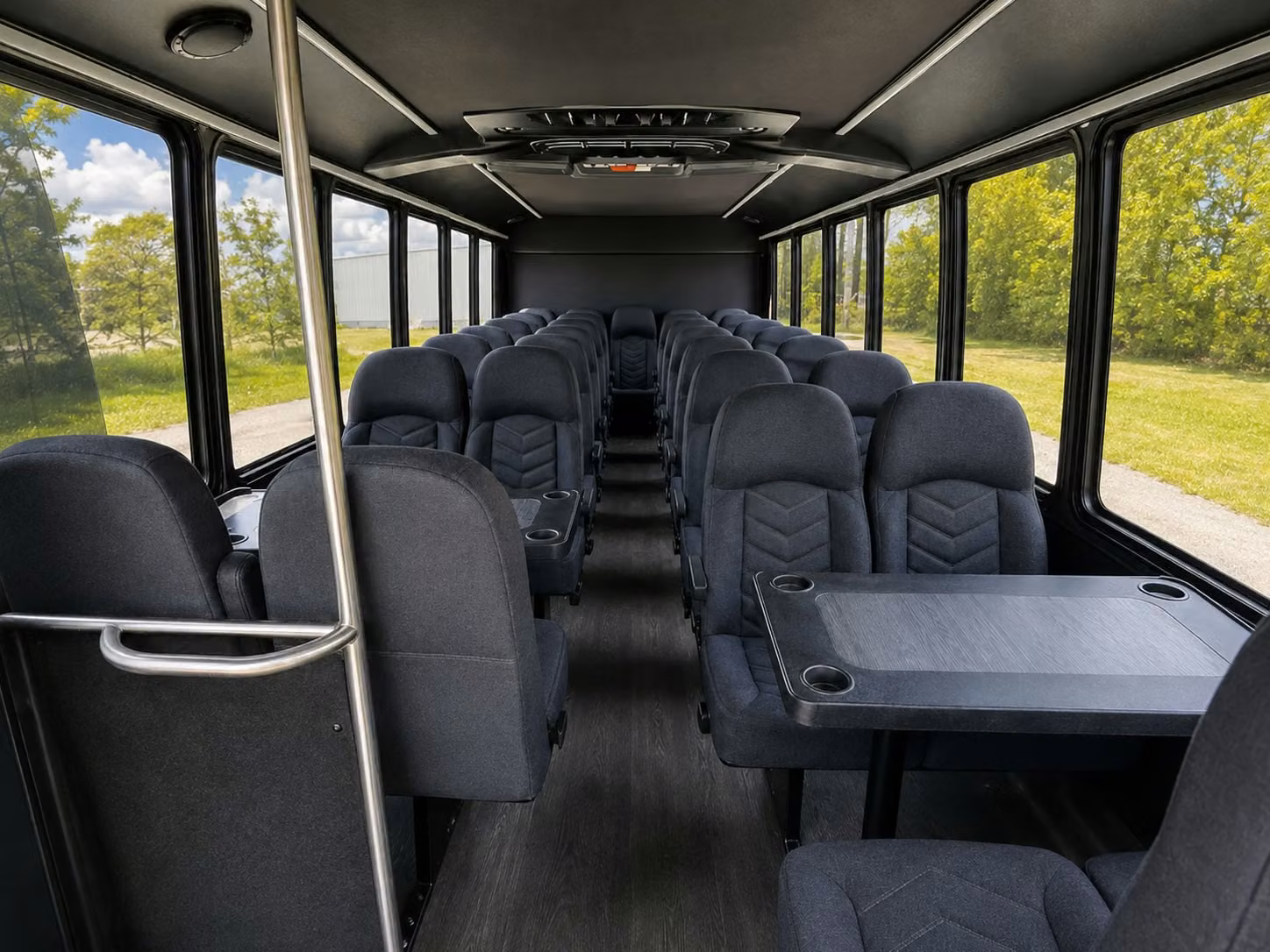 18 passenger minibus interior
