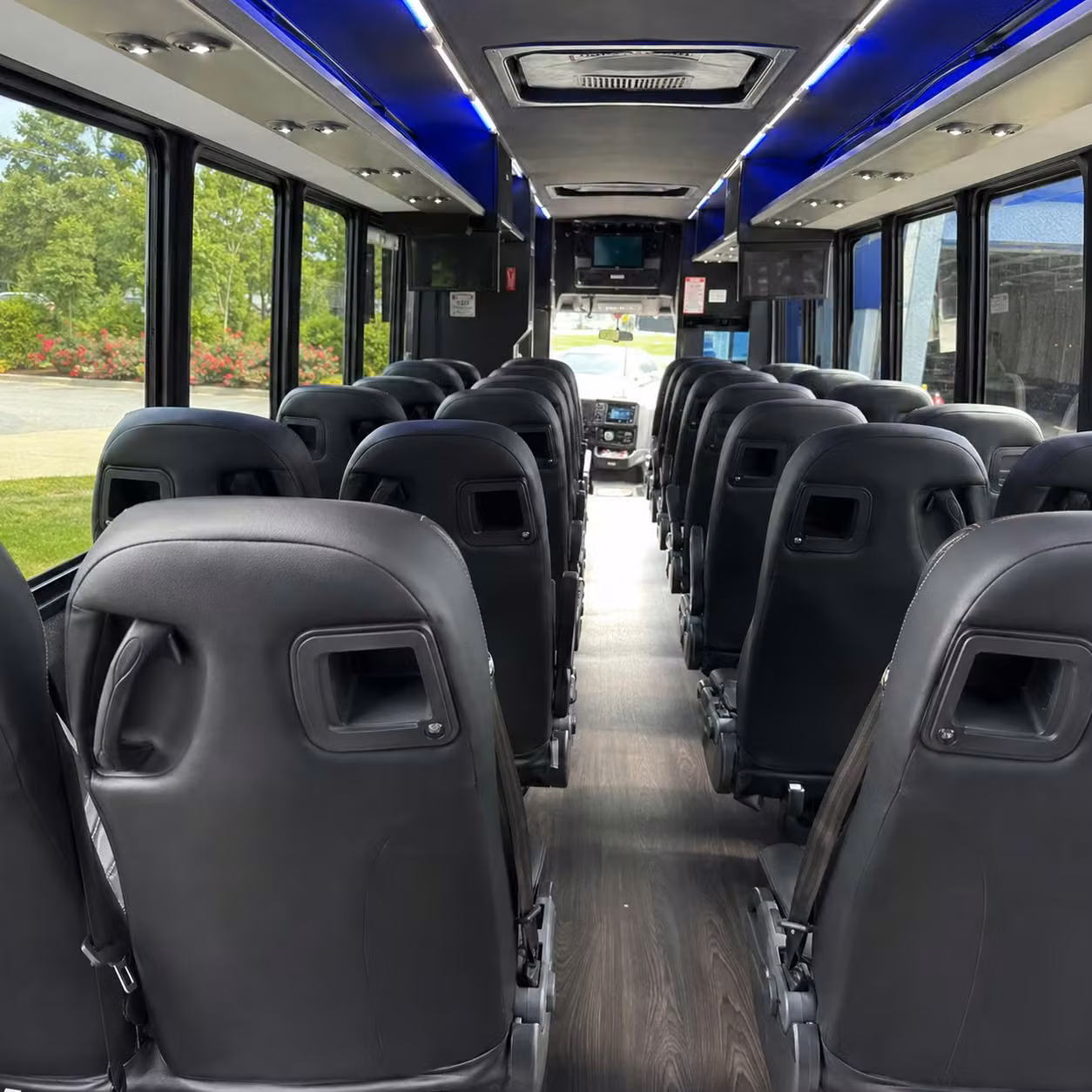 25 passenger minibus inside