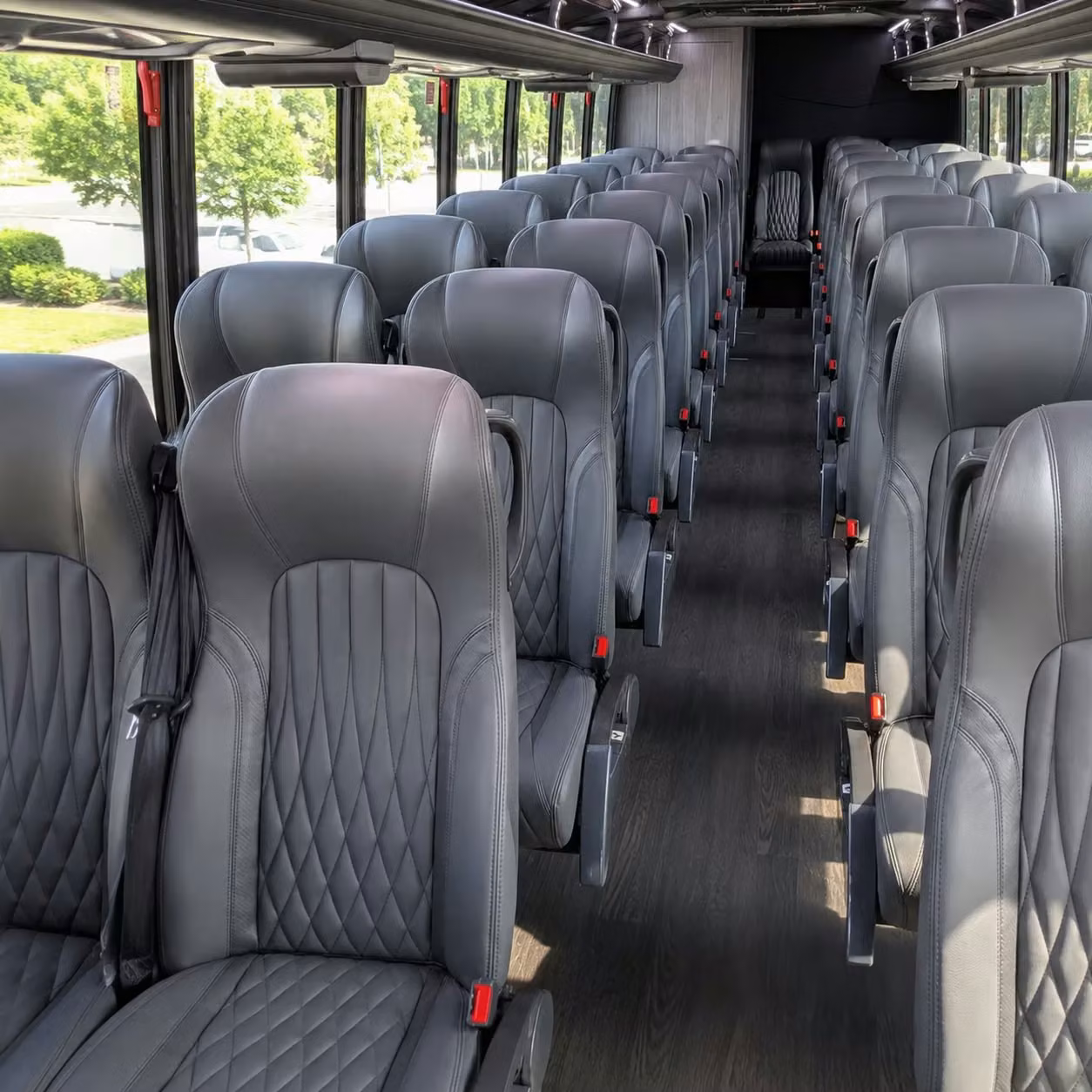 25 passenger minibus interior