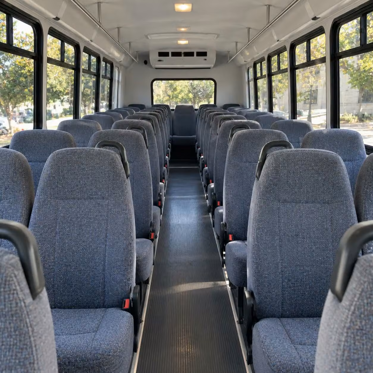 35 passenger minibus interior