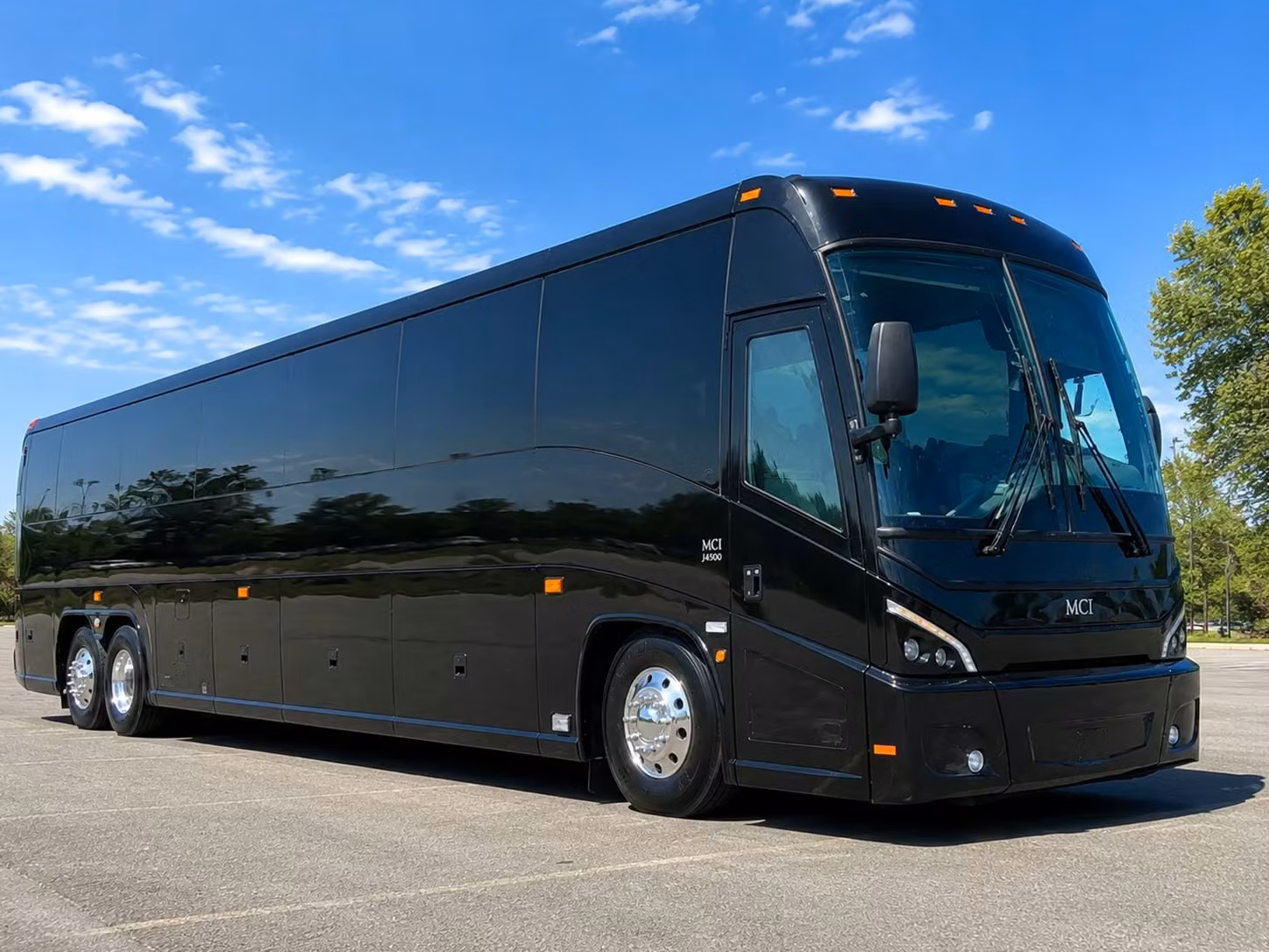 56 passenger charter bus
