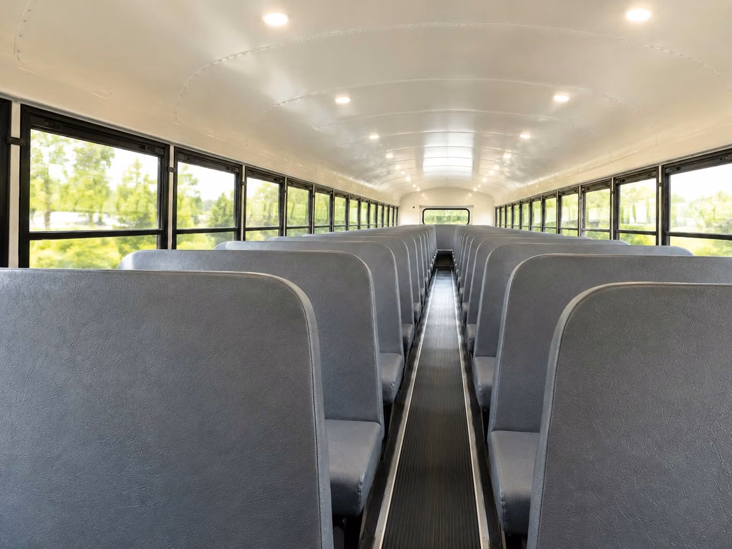 school bus interior