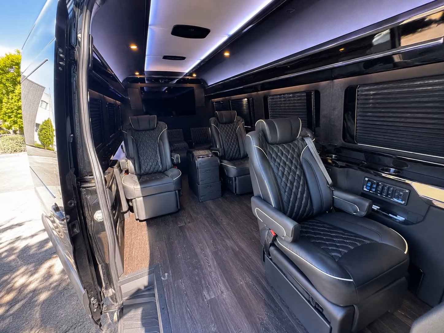 sprinter van with driver interior